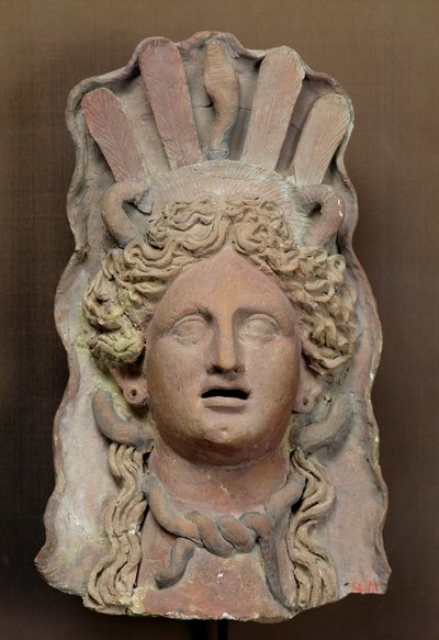 Punic Mask Representing Demeter, 3rd-2nd Century BC by Roman